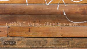 horizontal wood planks on a wall, decorative wall, street, outdoors, daylight, close-up